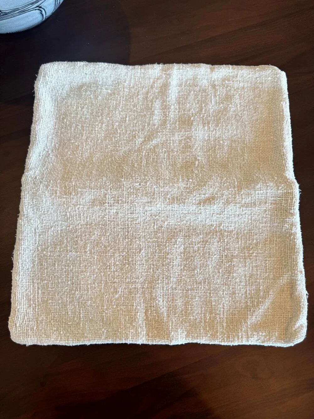West Elm White Silk Woven Hand-Loomed Decorative Pillow Cover Set of 2 - 20x20